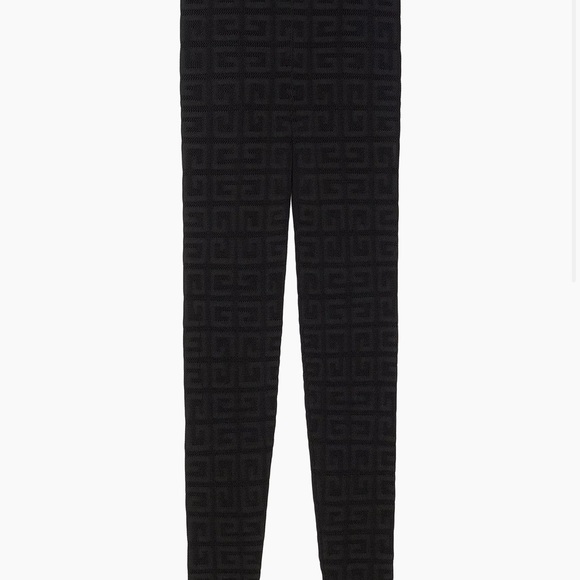 Givenchy Small 4G Jacquard Stretch Monogram All Over Legging in Black - Picture 2 of 8